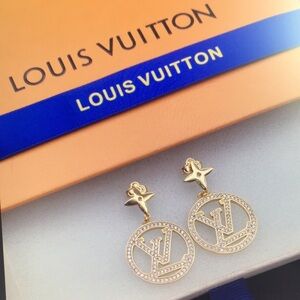 Louis Vuitton Gold Earrings